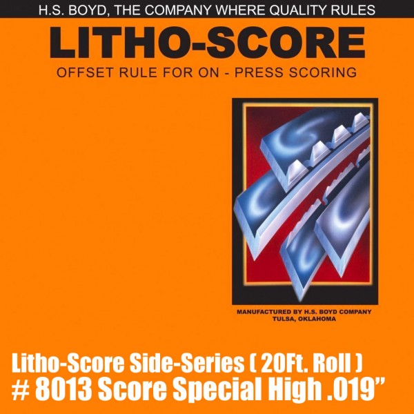 Litho-Score Side-Series (20 Ft. Roll) - Score Special High .019"