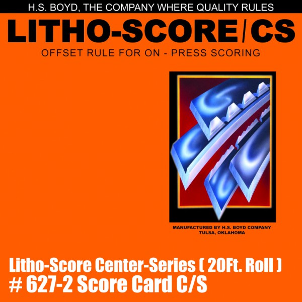 Litho-Score Center-Series (20 Ft. Roll) - Score Card