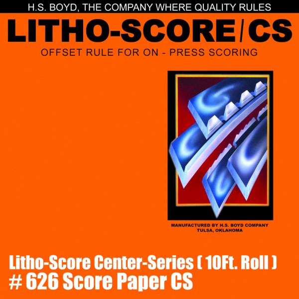 Litho-Score Center-Series (10 Ft. Roll) - Score Paper