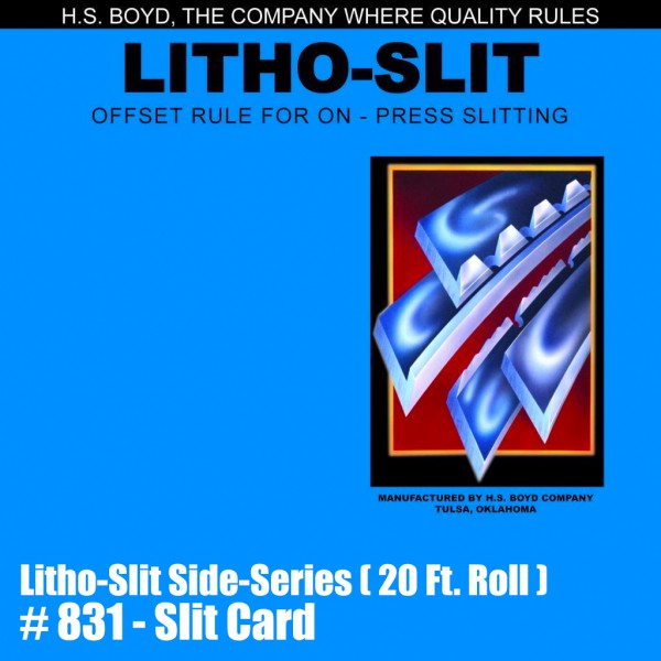 Litho-Slit Side-Series (20 Ft. Roll) - Slit Card