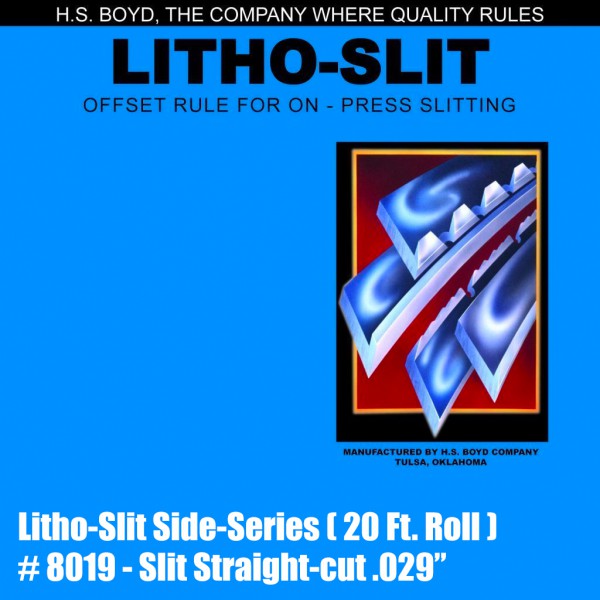Litho-Slit Side-Series (20 Ft. Roll) - Slit Straight-cut .029"
