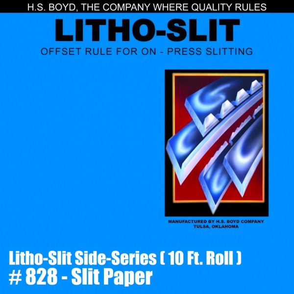 Litho-Slit Side-Series (10 Ft. Roll) - Slit Paper