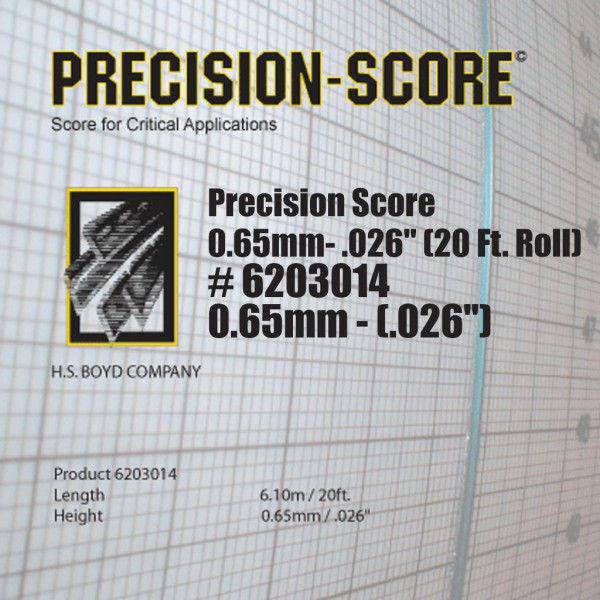 Precision-Score 0.65mm .026" (20 Ft. Roll)