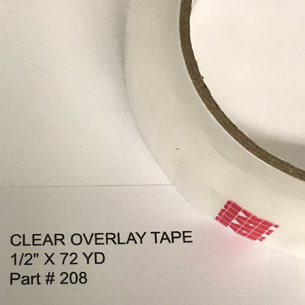 Clear Overlay Tape